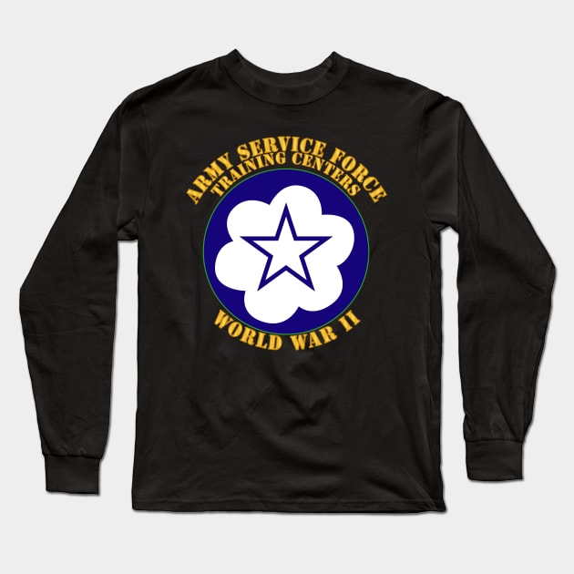 Army Services Forces Training - WWII Long Sleeve T-Shirt by twix123844